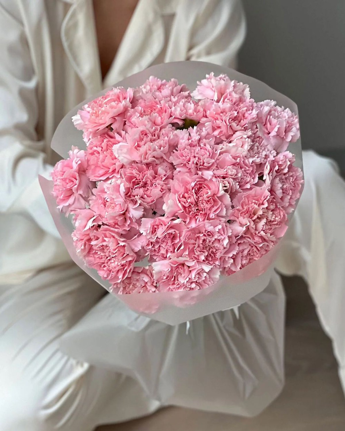 Диантусы гвоздики букет