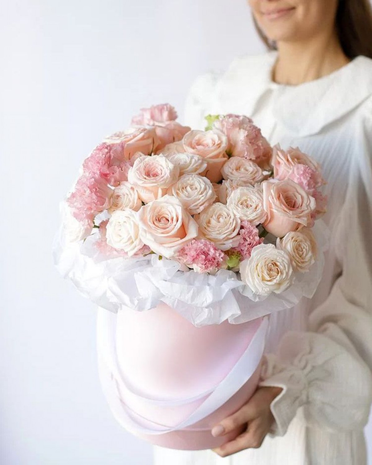 Цветы в коробке Новосибирск