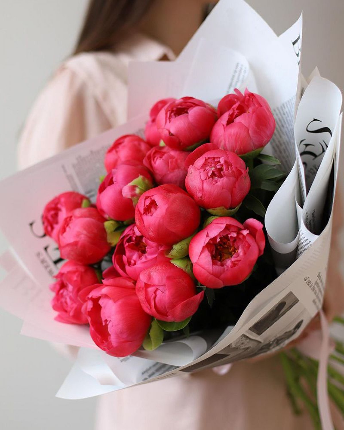 Коралловые пионы Новосибирск