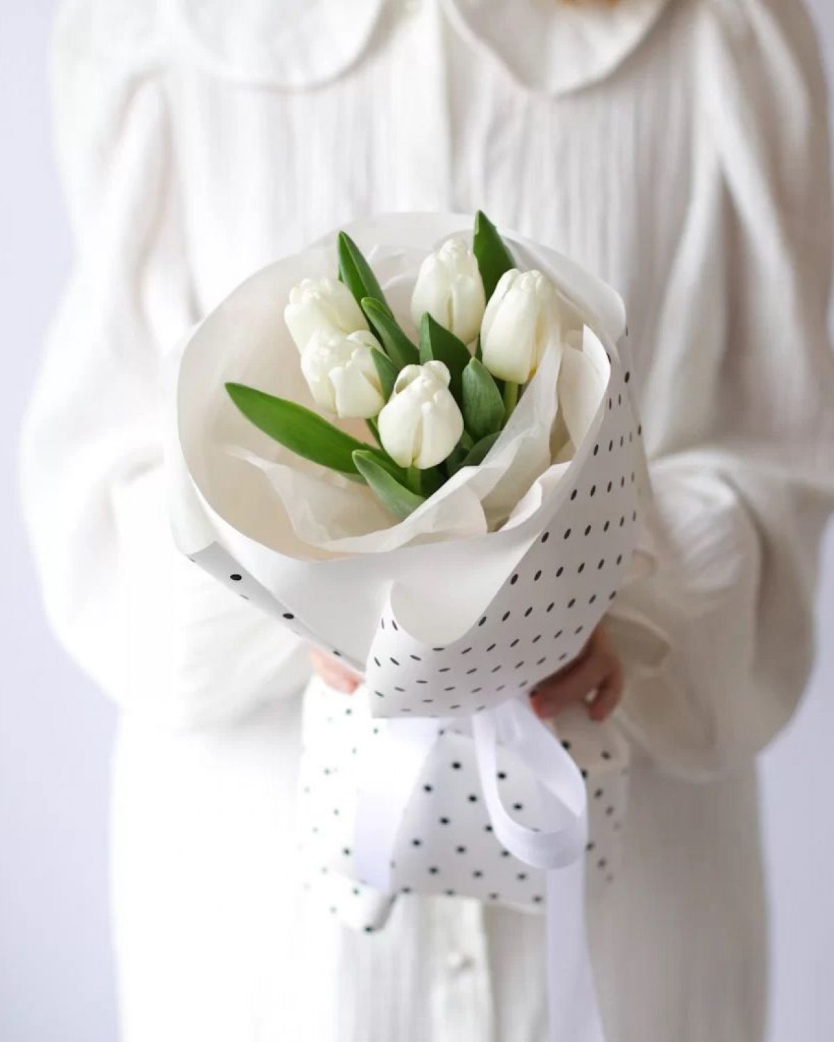 Мини букетик тюльпанов 